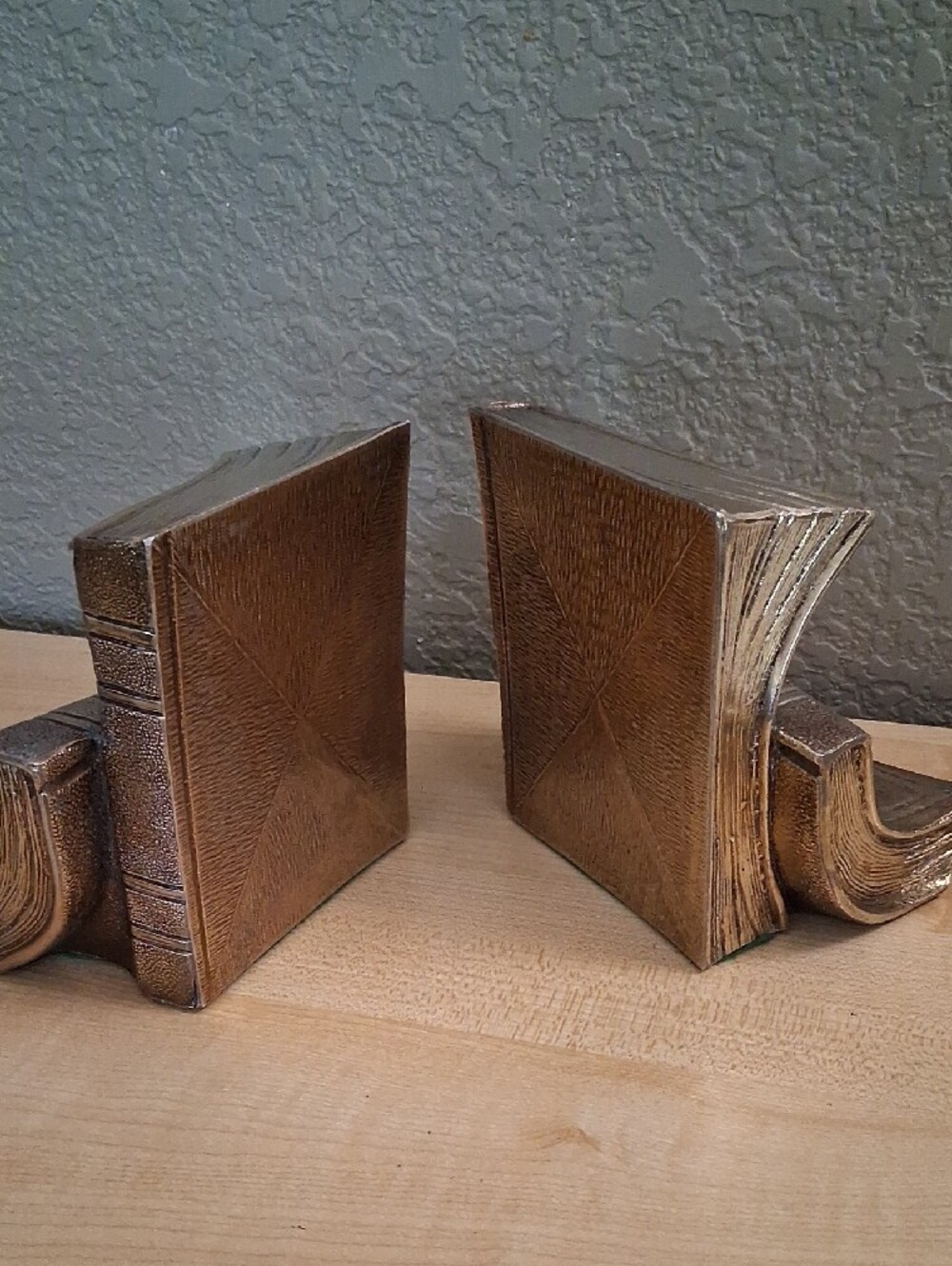 Antique Brass Bookend Set $43 Firm - Picture 2 of 10